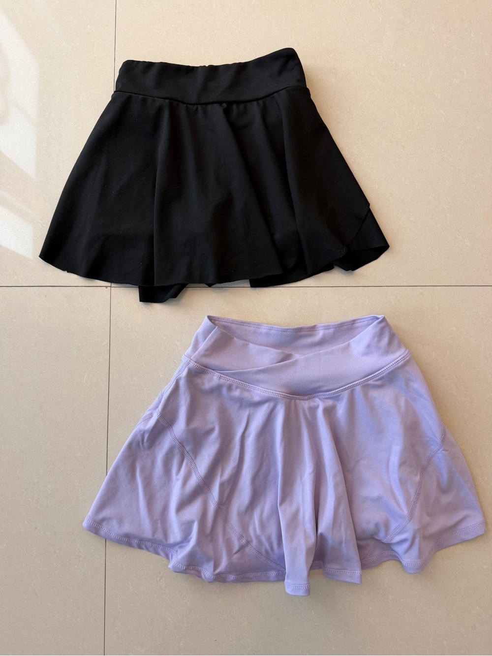 SHEIN Black & Lavender Skort Bundle